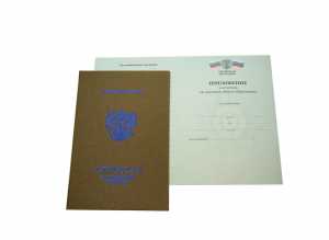 Аттестат за 9 класс с 2010 по 2013 годы образец 4