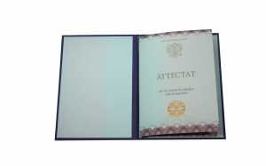 Аттестат за 9 класс с 2014 по 2026 годы образец 3