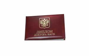 Диплом доктора наук с 2006 по 2014 годы образец 4