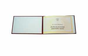 Диплом доктора наук с 2015 по 2026 годы образец 3