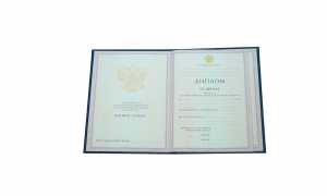 Диплом о среднем образовании с 1997 по 2003 годы образец 2