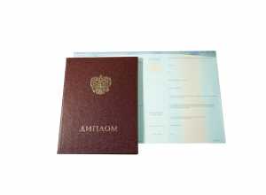 Красный диплом о среднем образовании с 2014 по 2026 годы образец 2