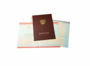 Красный диплом о среднем образовании с 2014 по 2026 годы образец 5