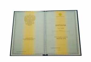 Диплом магистра с 2012 по 2013 годы образец 2