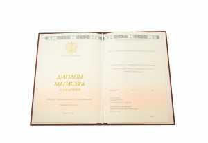 Красный диплом магистра с 2014 по 2026 годы образец 3