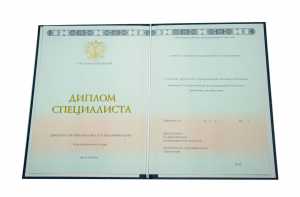 Диплом специалиста с 2014 по 2026 годы образец 3