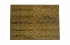 Диплом ПТУ с 1999 по 2006 годы образец 1