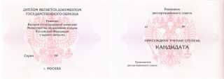 Диплом кандидата наук 2006, 2007, 2008, 2009, 2010, 2011, 2012, 2013, 2014 года